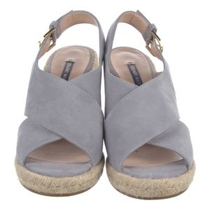 Stuart Weitzman   Jute Espadrilles Wedge Sandals Size 9